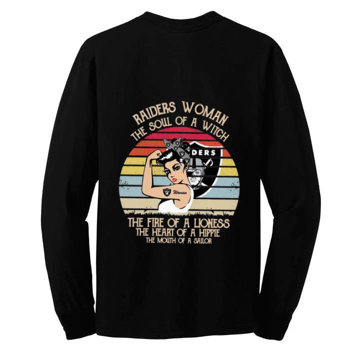 Premium Vintage Raiders Woman The Soul Of A Witch The Heart Of A Hippie shirt 4 - Premium Vintage Raiders Woman The Soul Of A Witch The Heart Of A Hippie shirt