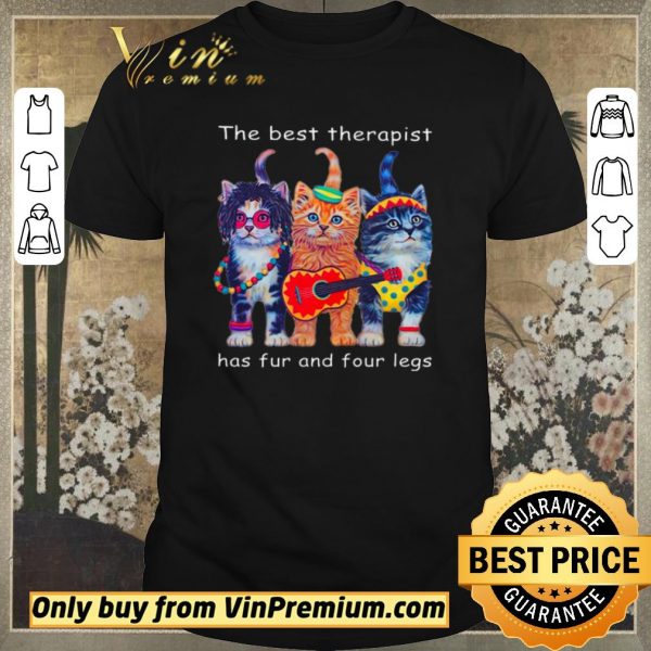 Top Cats The Best Therapist Has Fur And Four Legs shirt sweater