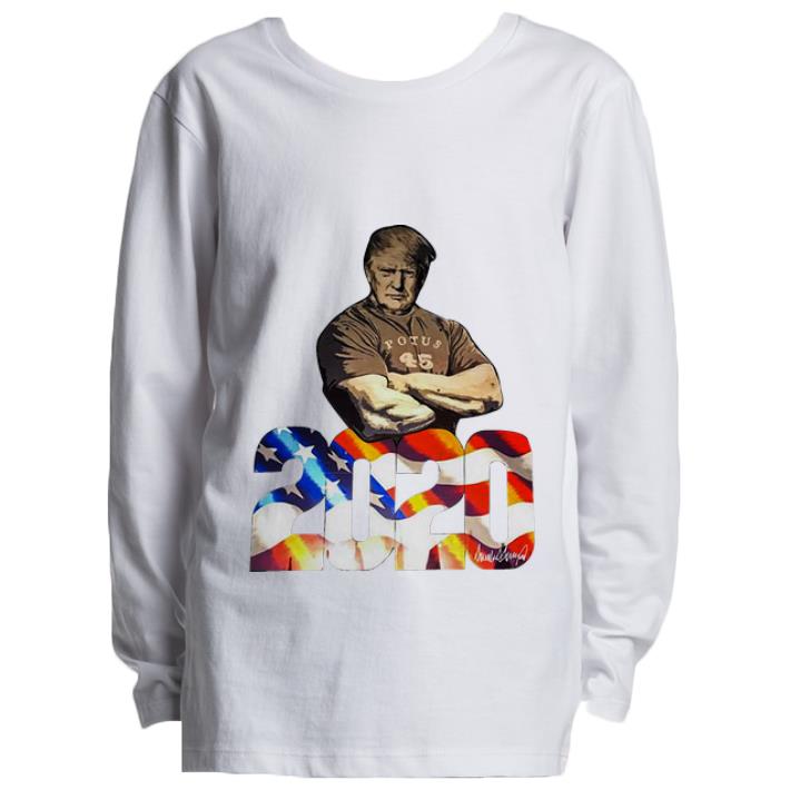 Top Donald Trump Potus 45 2020 Signature American Flag shirt 4 - Top Donald Trump Potus 45 2020 Signature American Flag shirt