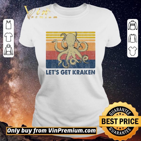 Top Octopus Let’s Get Kraken Vintage shirt sweater