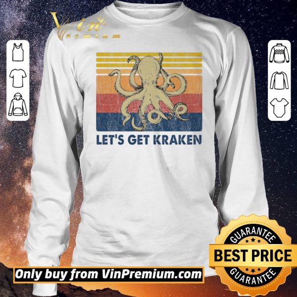 Top Octopus Let’s Get Kraken Vintage shirt sweater