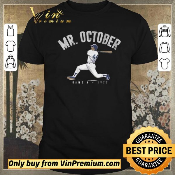 Top Reggie Jackson Mr October New York shirt sweater