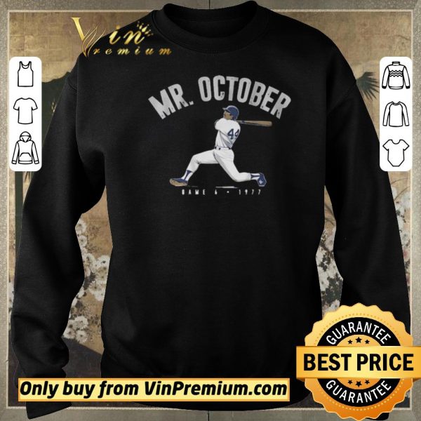 Top Reggie Jackson Mr October New York shirt sweater