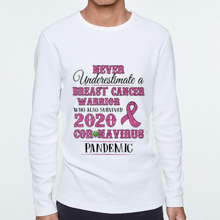 a062ad8b premium never underestimate a breast cancer warrior coronavirus pandemic shirt 4 - Premium Never Underestimate A Breast Cancer Warrior Coronavirus Pandemic shirt