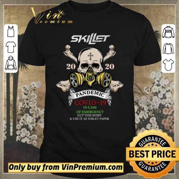 Nice Skull Skillet Pandemic Covid-19 2020 in case of emergency cut this shirt sweater