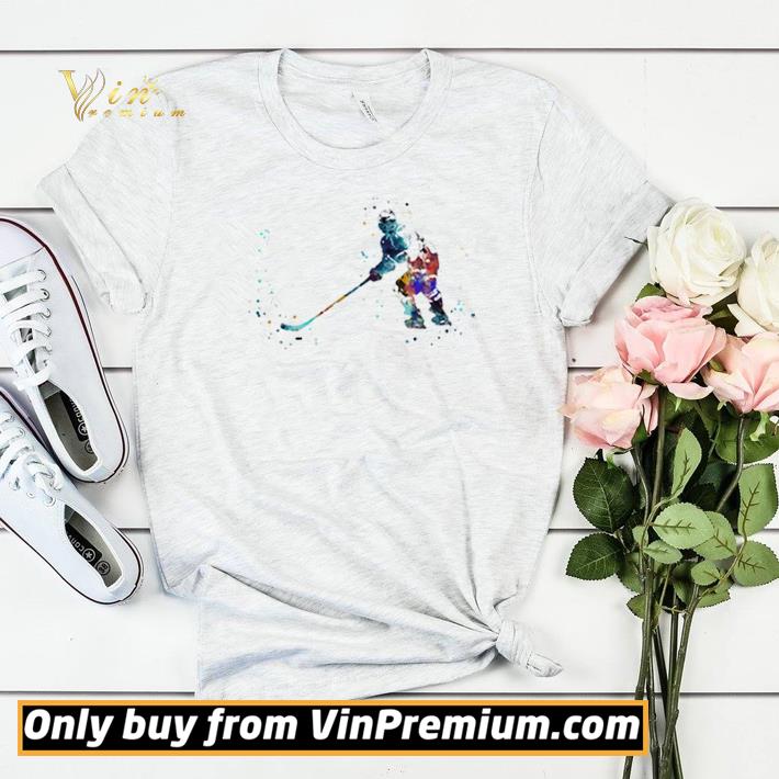 a2563c45 hockey player watercolor hockey player shirt sweater 4 - Hockey player watercolor Hockey player shirt sweater