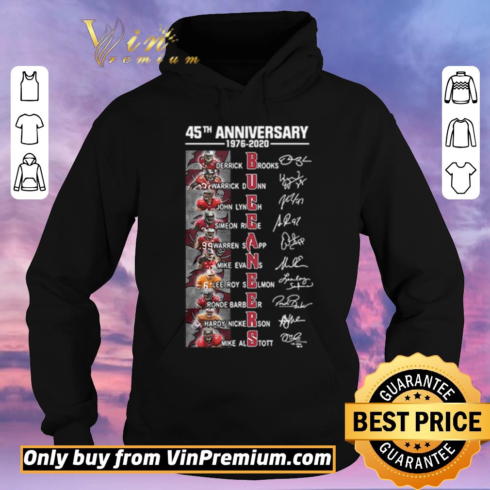 a26023e5 official tampa bay buccaneers 45th anniversary 1976 2020 players signatures shirt sweater 4 - Official Tampa Bay Buccaneers 45th anniversary 1976 2020 players signatures shirt sweater
