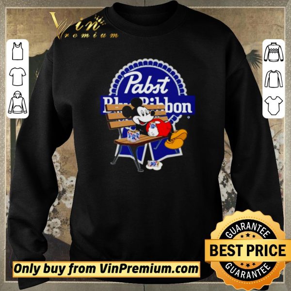 Hot Mickey Mouse drink Pabst Blue Ribbon shirt sweater