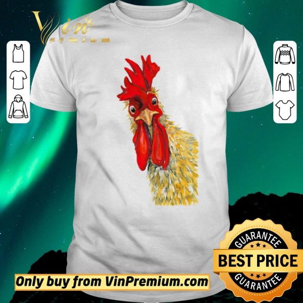 Original Chicken Rooster Watercolor shirt sweater
