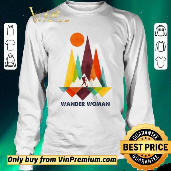 Pretty Wander Woman Camping shirt sweater