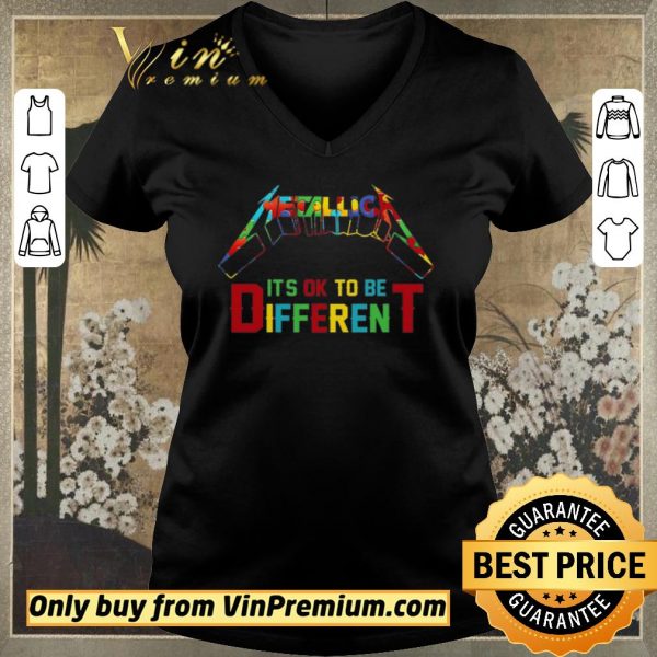 Original Metallic Autism It’s Ok To Be Different shirt sweater