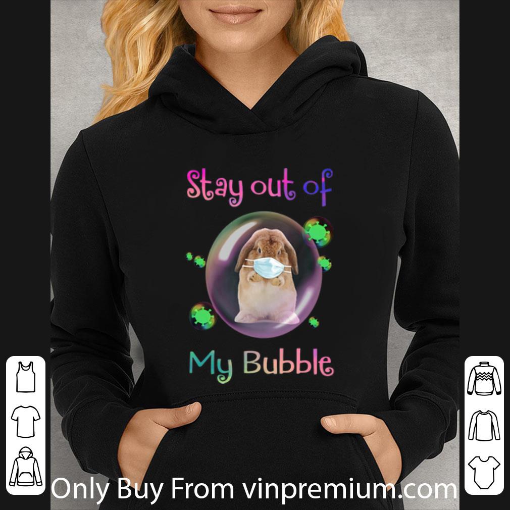 a6056b2e original rabbit stay out of my bubble coronavirus shirt 4 - Original Rabbit Stay Out Of My Bubble Coronavirus shirt