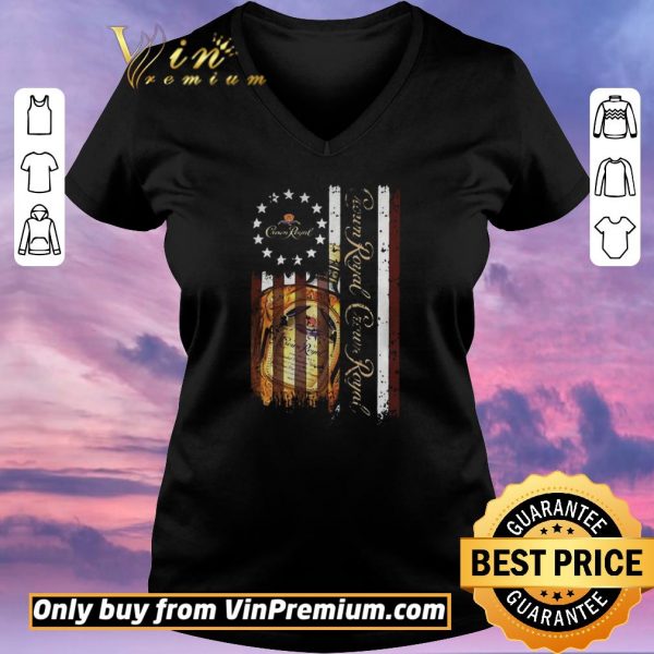 Hot Crown Royal American Flag 4th of july shirt sweater