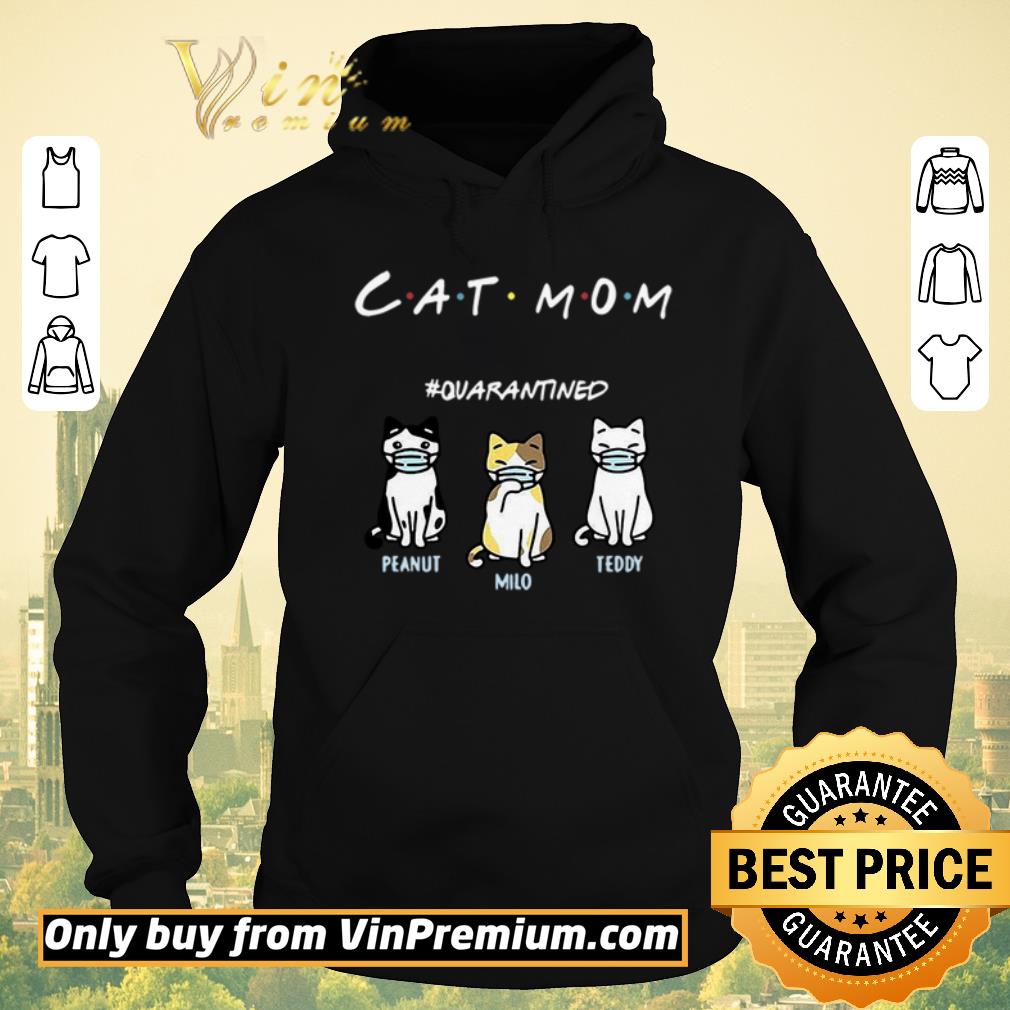 a67d23f4 hot cat mom 2020 quarantined peanut milo teddy shirt sweater 4 - Hot Cat Mom 2020 #Quarantined Peanut Milo Teddy shirt sweater