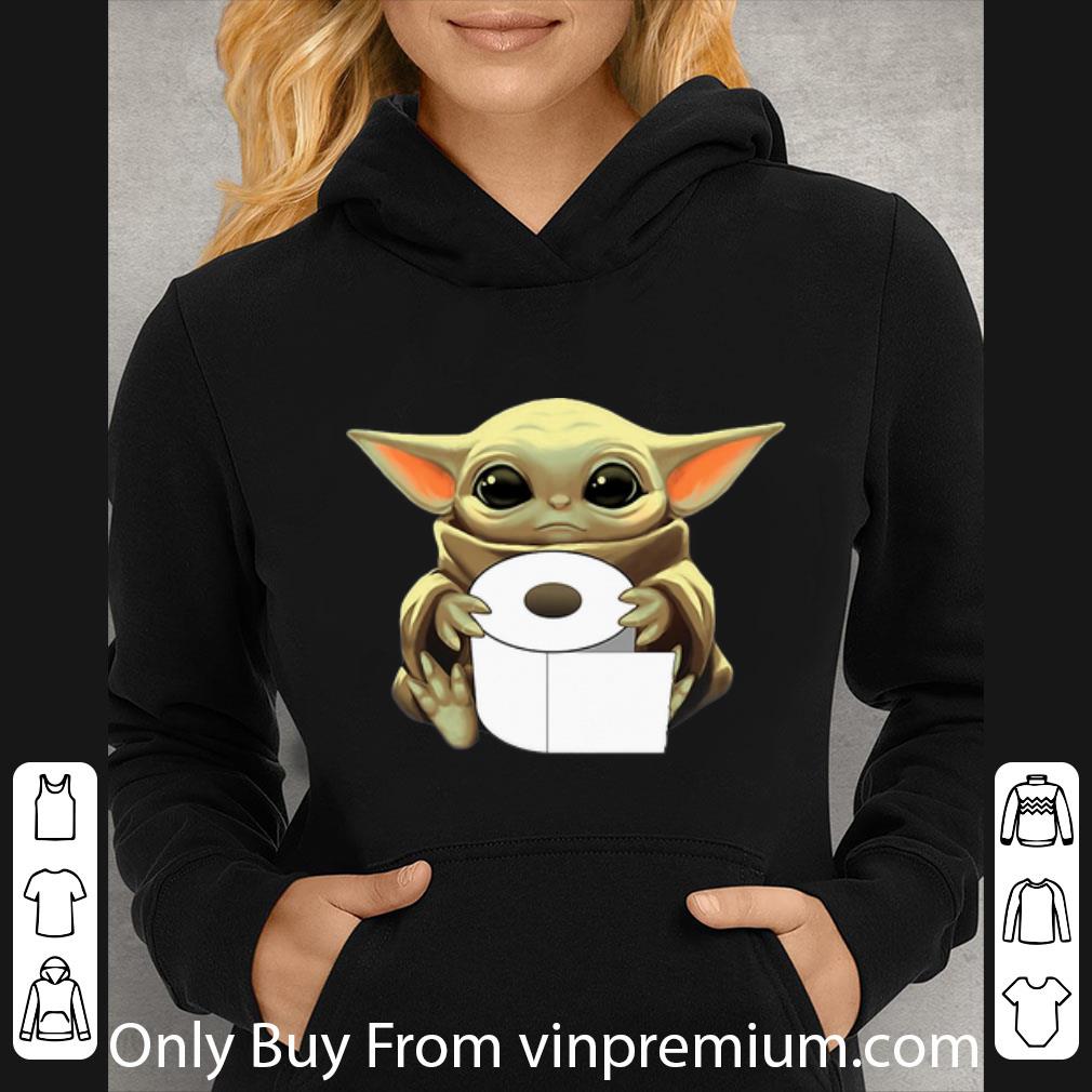 a799597d original star wars baby yoda hug toilet paper coronavirus shirt 4 - Original Star Wars Baby Yoda Hug Toilet Paper Coronavirus shirt
