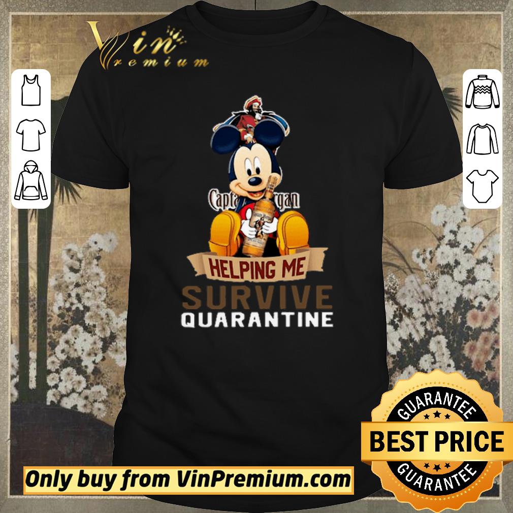 Official Mickey mouse captain morgan helping me survive quarantine shirt sweater