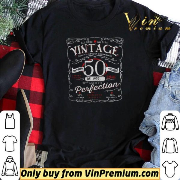 All bark no bite vintage quality without compromise mature 50 years 1970 perfection shirt sweater