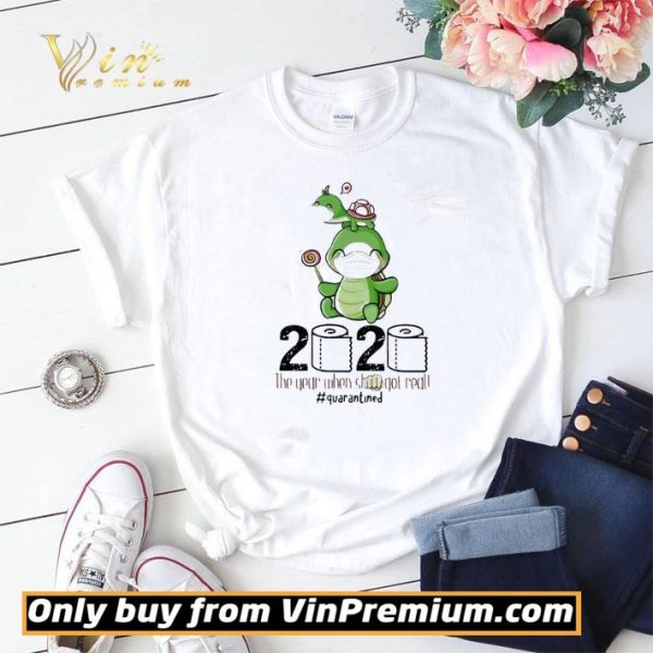Turtle mom 2020 the year when shit got real quarantined toilet paper covid-19 shirt sweater