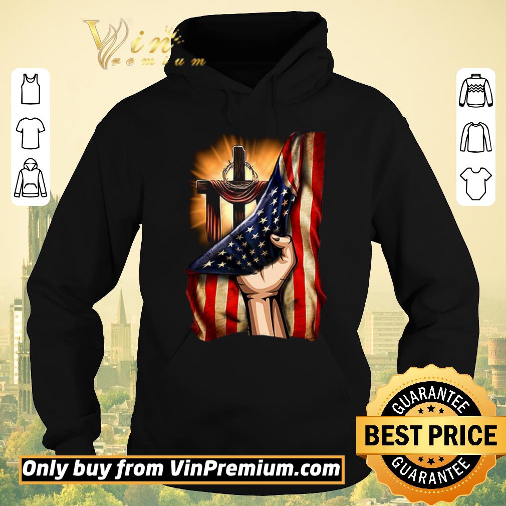 b063e881 pretty cross christ jesus god america flag shirt sweater 4 - Pretty Cross Christ Jesus God America Flag shirt sweater