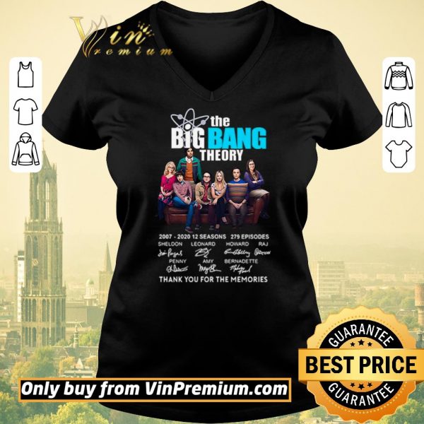 Premium The Big Bang Theory Thank You For The Memoried Signanuter 2007-2020 shirt sweater