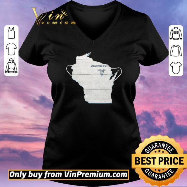 Premium Wisconsin Face Mask Protect Nurses shirt sweater