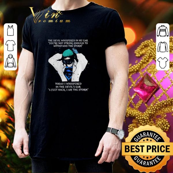 Awesome Nurse Superman the devil whispered in my ear you’re not strong shirt