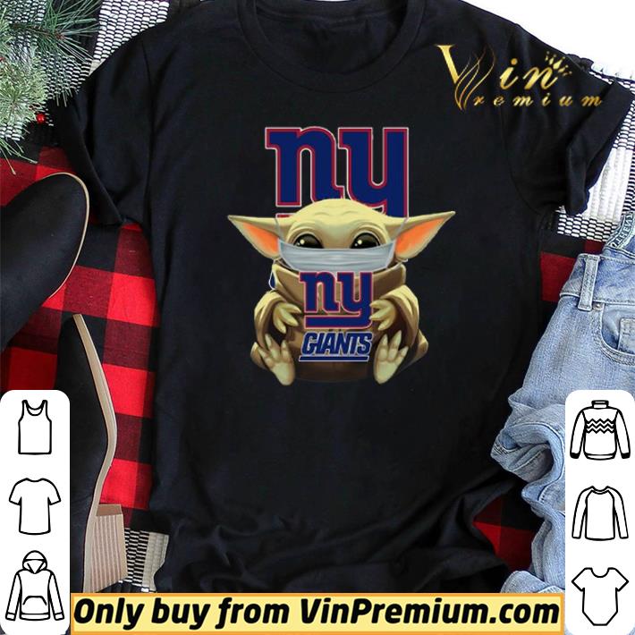 Baby Yoda Face Mask New York Giants Football shirt sweater Baby Yoda Face Mask New York Giants Football shirt sweater