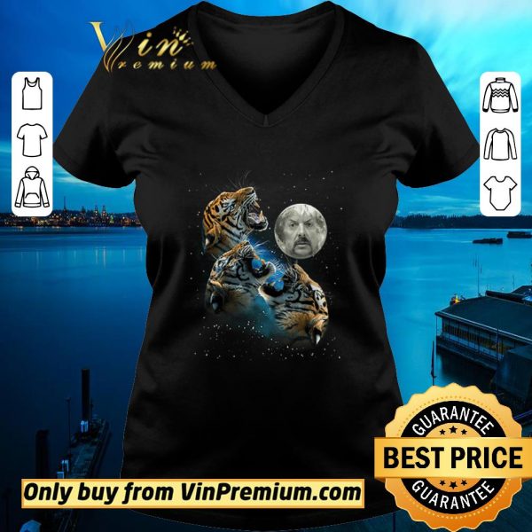 Funny Joe Exotic the moon and Tiger the galaxy shirt sweater