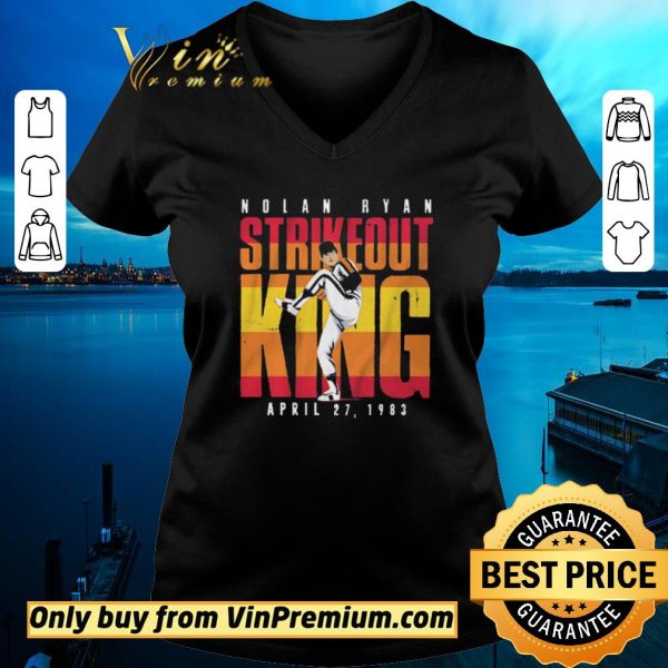 Top Nolan Ryan Strikeout King Houston shirt sweater