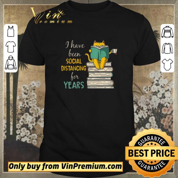 Top Cat read books I have been social distancing for years Covid-19 shirt sweater