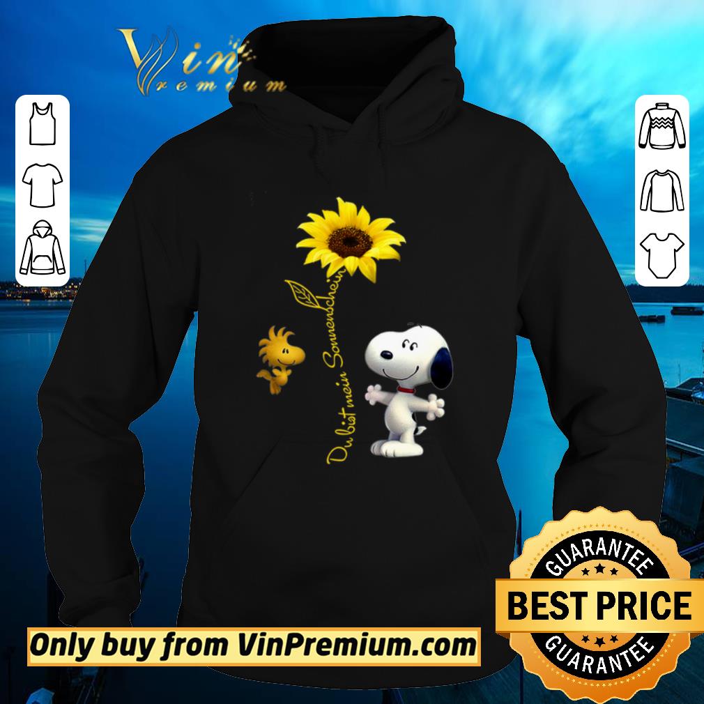 Official Snoopy Sunflower Dubist Somenschein shirt sweater c5112102 official snoopy sunflower dubist somenschein shirt sweater 4 - Official Snoopy Sunflower Dubist Somenschein shirt sweater