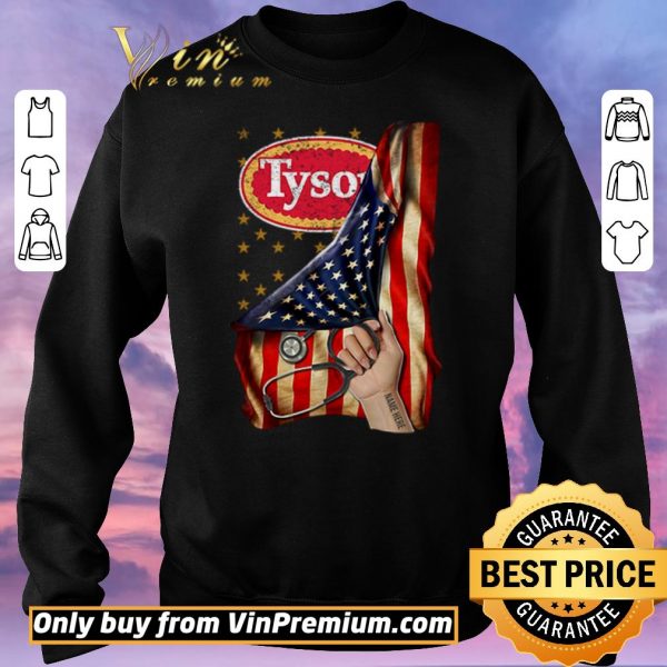 Nice America Flag Tyson Foods inside me shirt sweater