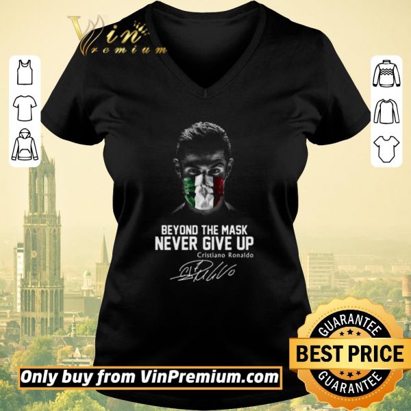 Hot Beyond the mask Never give up Cristiano Ronaldo signature shirt sweater
