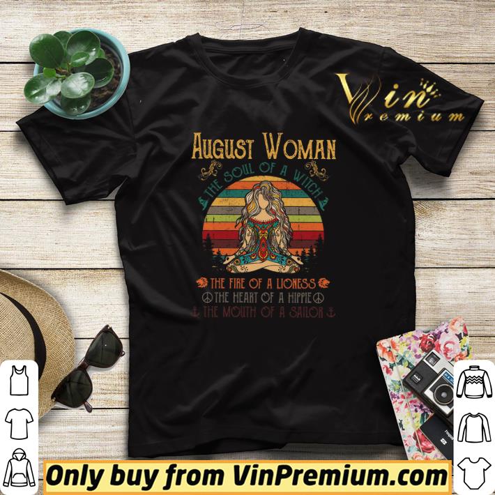 Girl Yoga August Woman The Soul Of A Witch The Fire Of A Lioness Vintage shirt sweater ca5e4fd7 girl yoga august woman the soul of a witch the fire of a lioness vintage shirt sweater 4 - Girl Yoga August Woman The Soul Of A Witch The Fire Of A Lioness Vintage shirt sweater