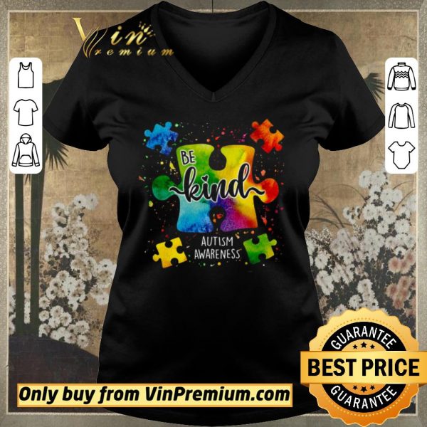 Hot Be Kind Autism Awareness Colors shirt sweater