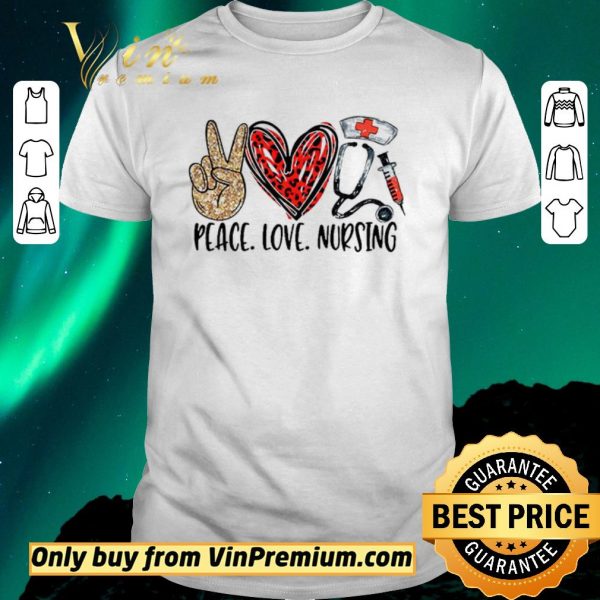 Official Peace Love Nursing RN Love Nurse 2020 shirt sweater