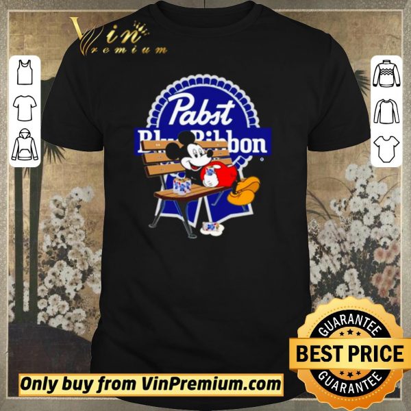 Hot Mickey Mouse drink Pabst Blue Ribbon shirt sweater