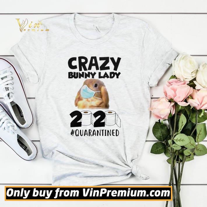 d2745679 crazy bunny lady 2020 quarantined shirt sweater 4 - Crazy Bunny Lady 2020 Quarantined shirt sweater