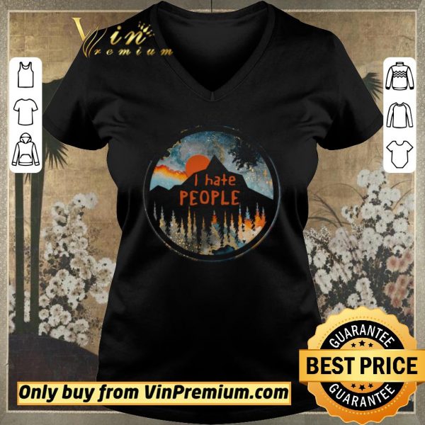 Top Sunset I Hate People shirt sweater