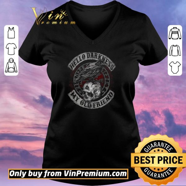 Premium Skull Hello Darkness My Old Friend shirt sweater
