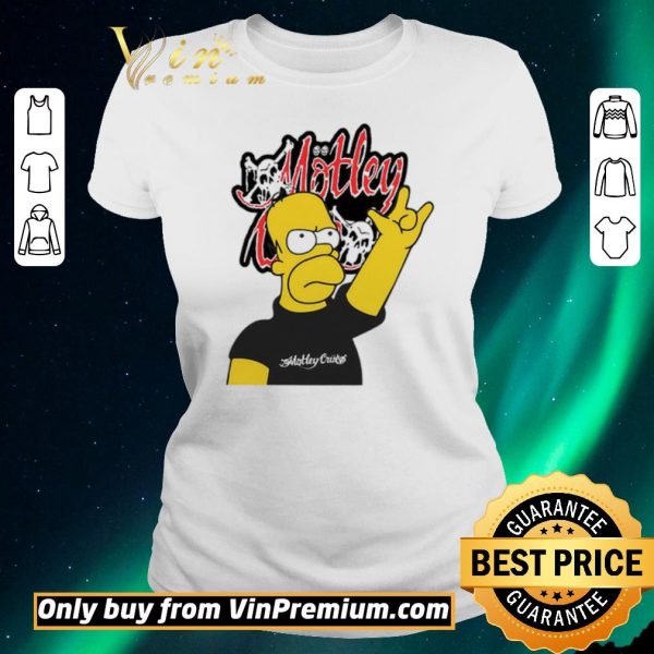 Premium Homer Simpson Motley crue shirt sweater