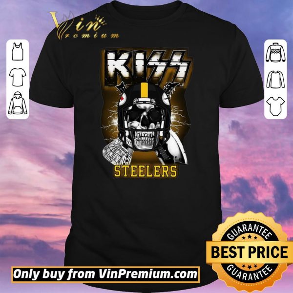 Funny Skull KISS Band Pittsburgh Steelers shirt sweater