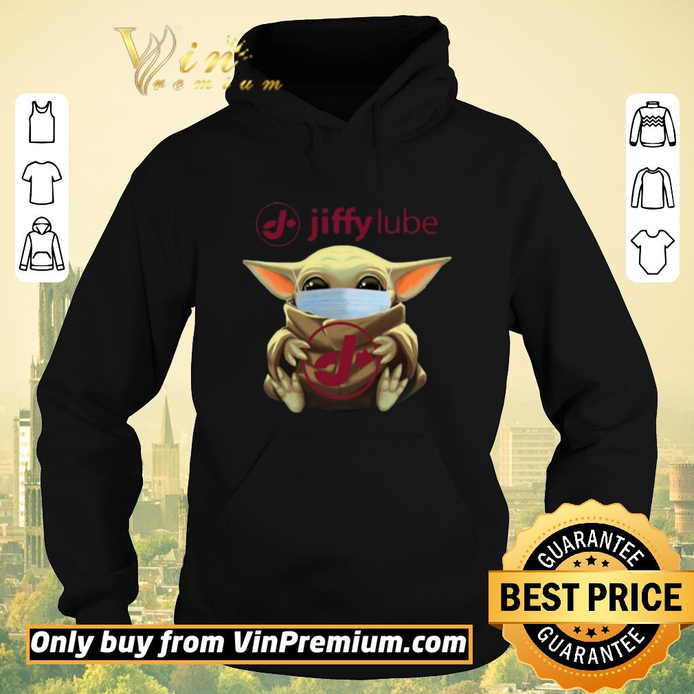 d5f77bb2 nice baby yoda mask hug jiffy lube shirt sweater 4 - Nice Baby Yoda Mask Hug Jiffy Lube shirt sweater