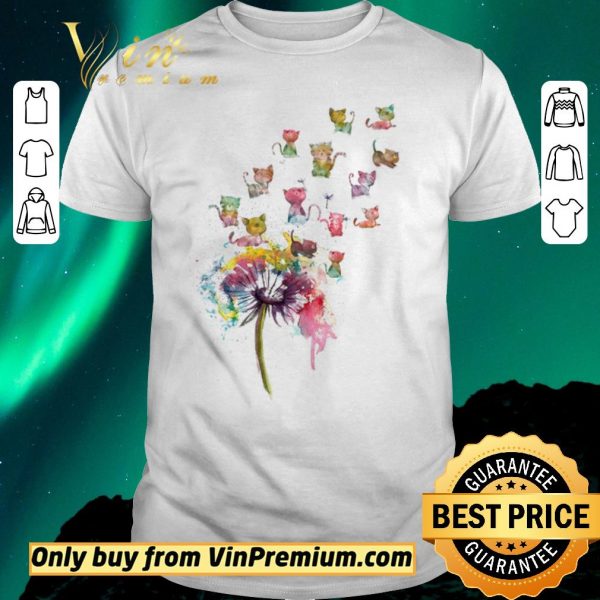 Premium Dandelion Cats Watercolor shirt sweater