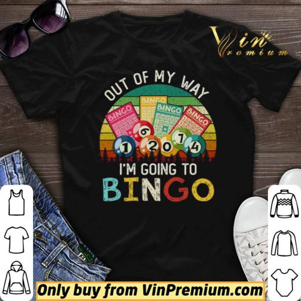Out Of My Way I’m Going To Bingo Vintage shirt sweater