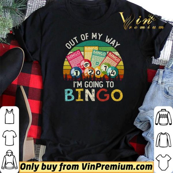 Out Of My Way I’m Going To Bingo Vintage shirt sweater
