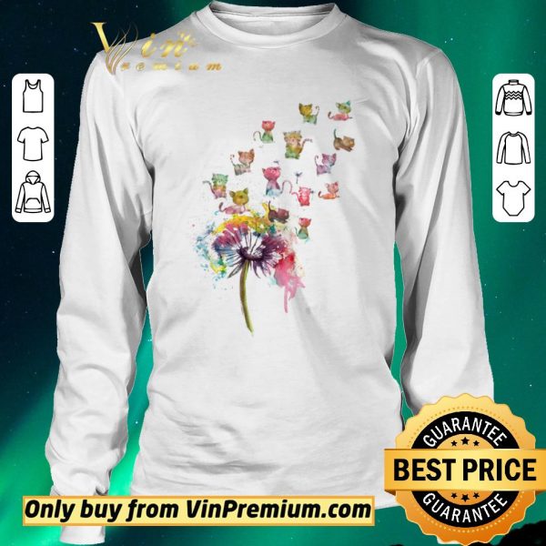 Premium Dandelion Cats Watercolor shirt sweater