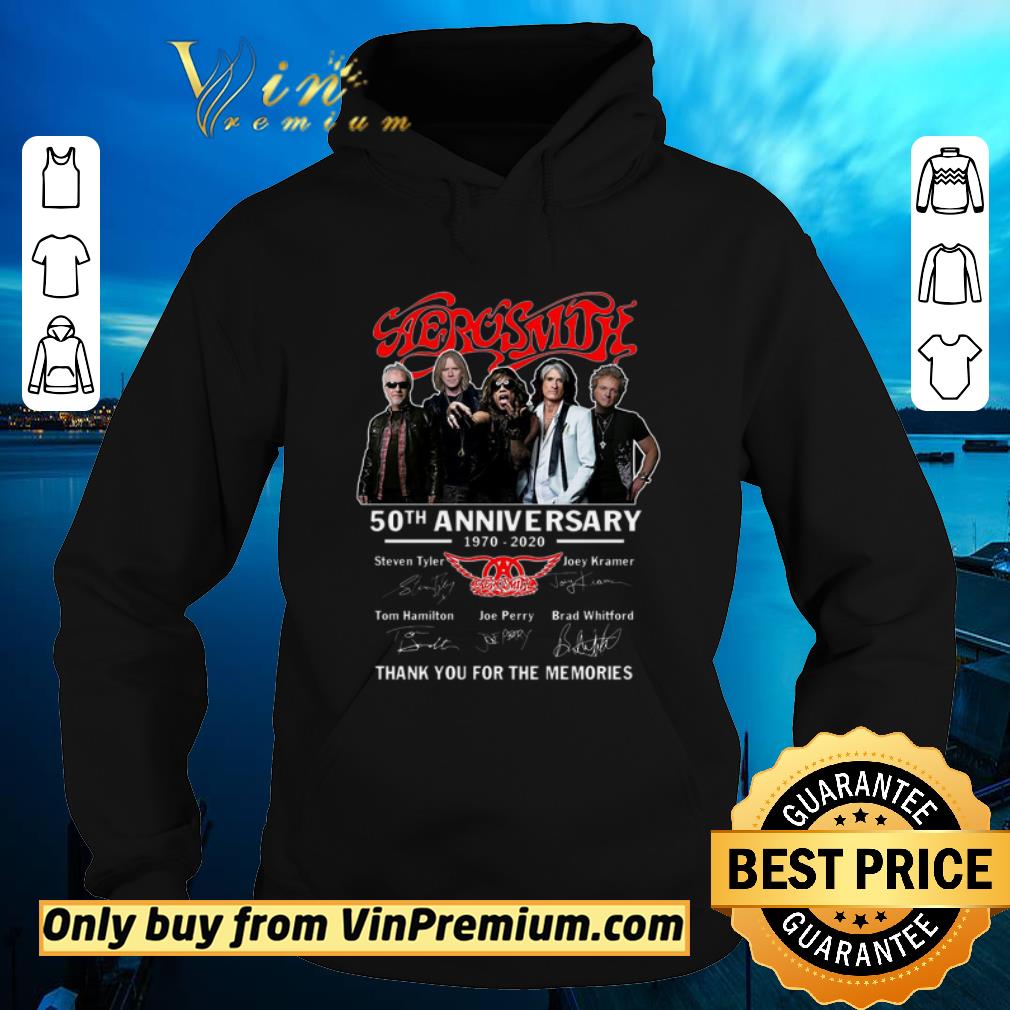 e3dc6926 premium aerosmith 50 th anniversary 1970 2020 signature thank you for the memories shirt sweater 4 - Premium Aerosmith 50 Th Anniversary 1970 2020 Signature Thank You For The Memories shirt sweater