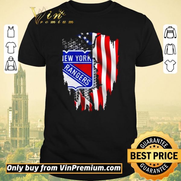 Pretty New York Rangers American flag independence day shirt sweater