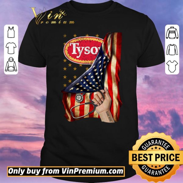 Nice America Flag Tyson Foods inside me shirt sweater